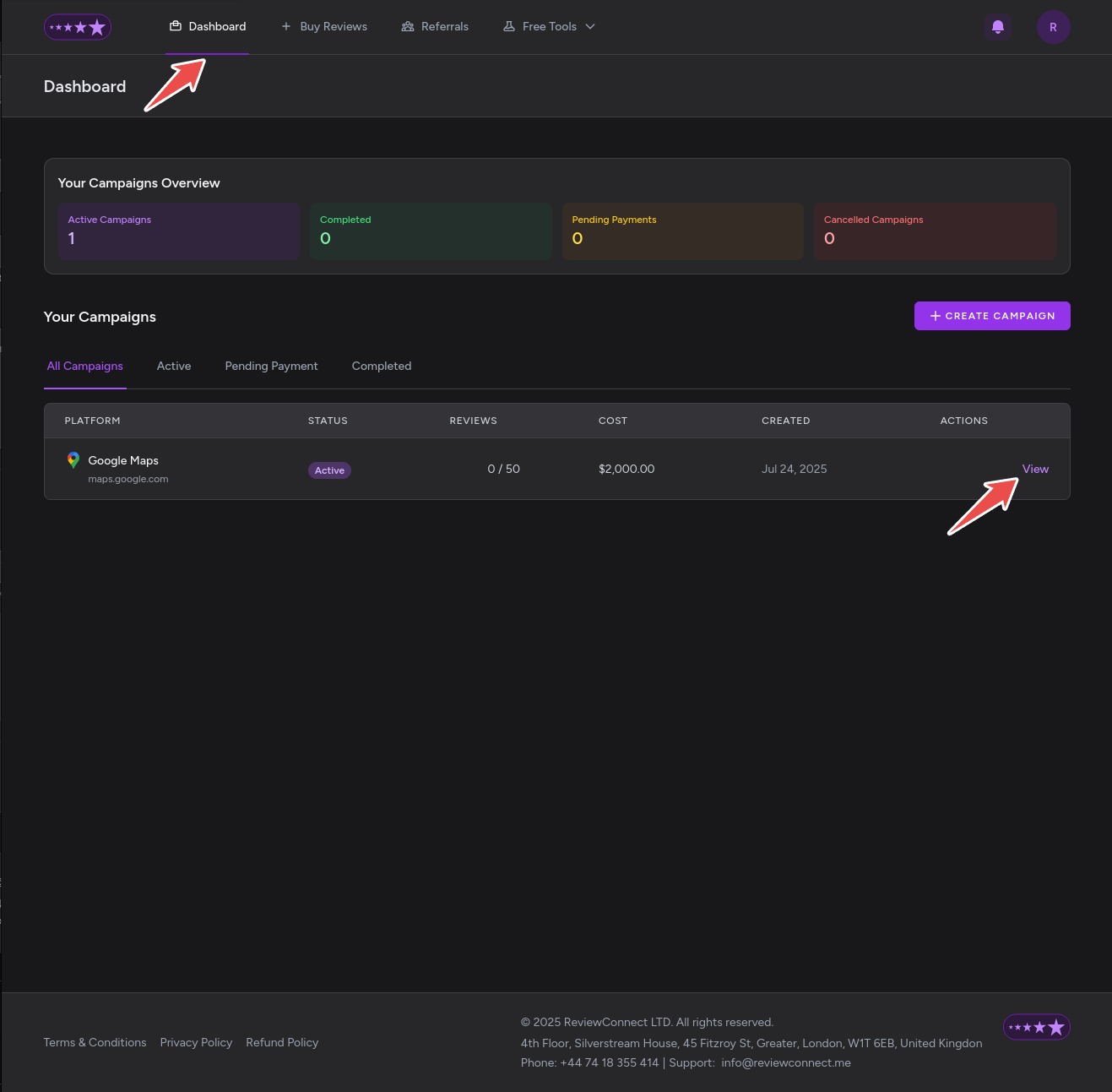 Check Your Campaign Progress